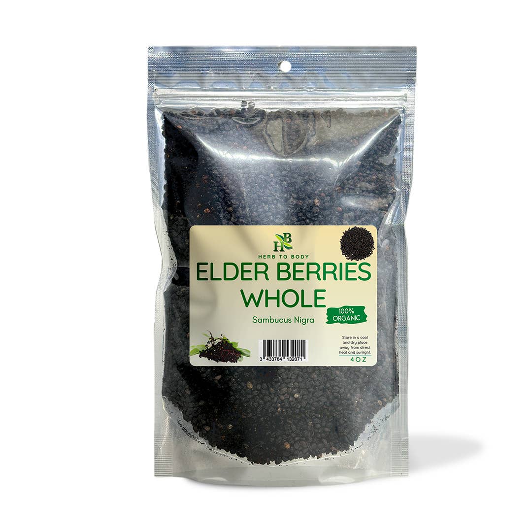 Organic Elderberry Whole 4oz