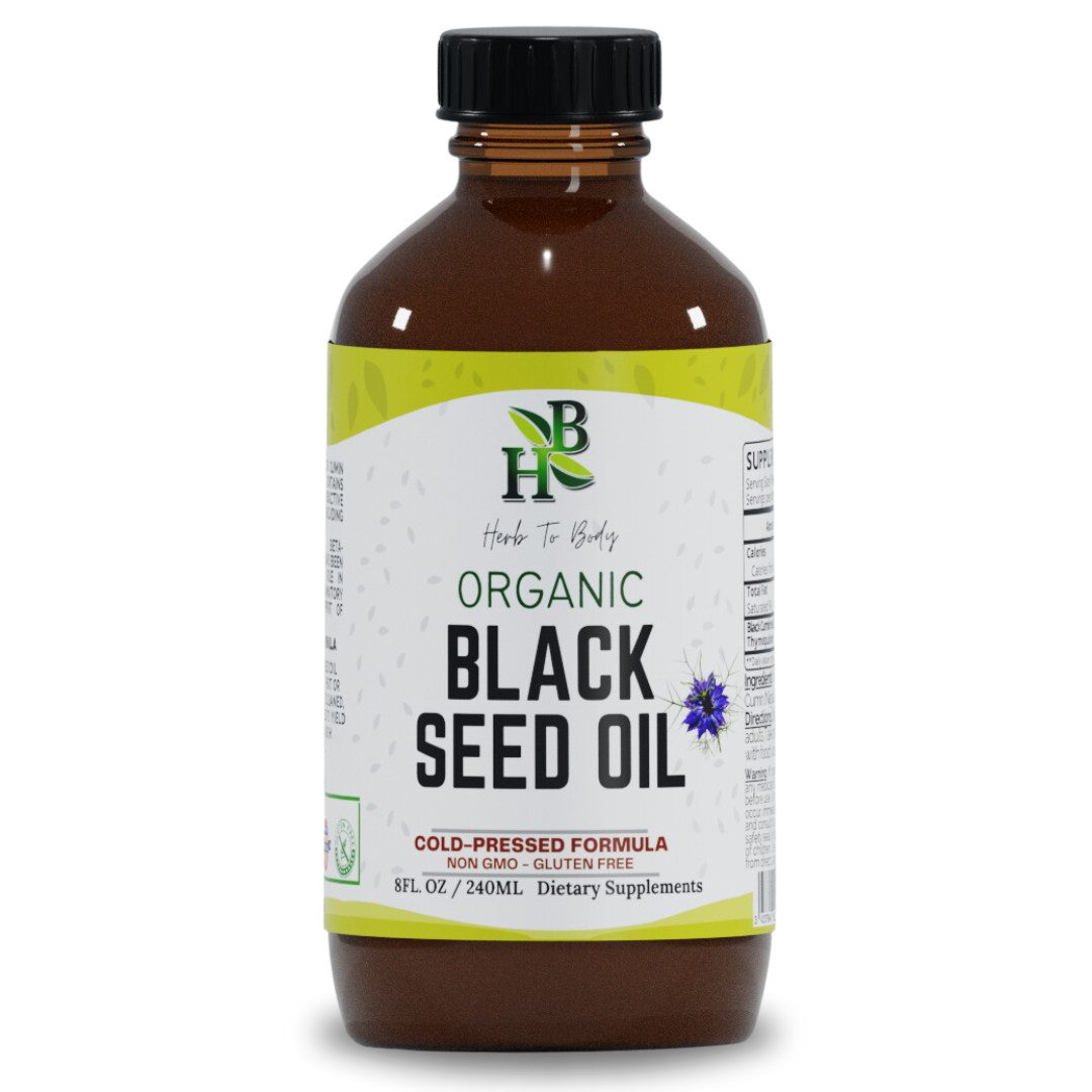 Organic Black Seed Oil (Cold-Pressed)